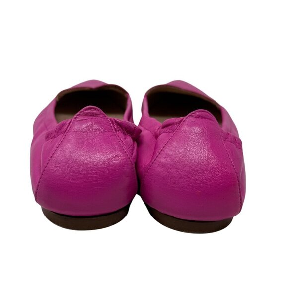French Sole New York FS/NY hot pink leather Claudia Heart Ballet Flats size 8.5 - Picture 6 of 14
